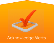 Acknowledge the alerts